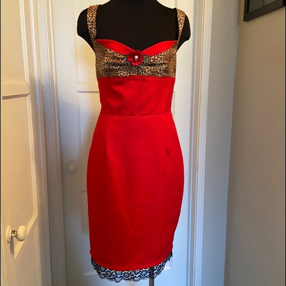 🕷 Poison Candy I Love Danger Dress Size xL - Picture 2 of 4